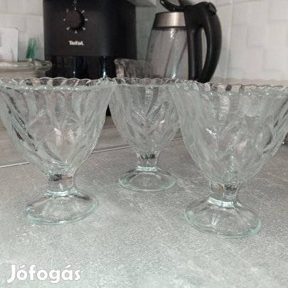 Retro talpas fagyis kehely