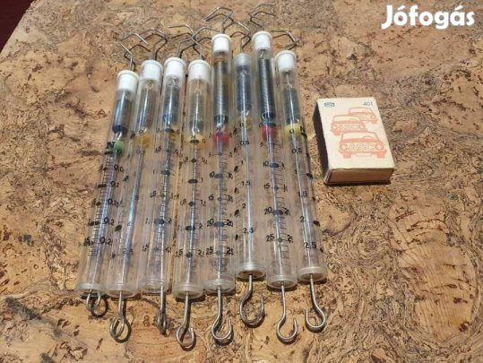 Retro tanértes sorolható erőmérő alternatív karácsonyfa díszek darabra