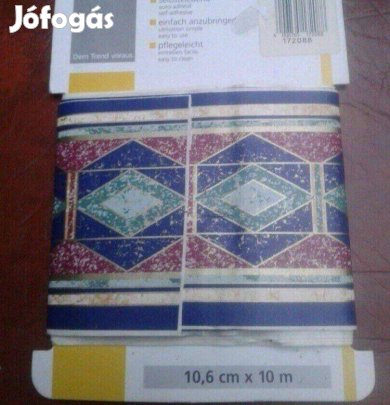 Retro tapéta bordűr