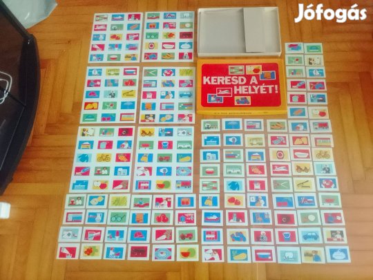 Retro társasjáték-Keresd a helyét! (Triál)