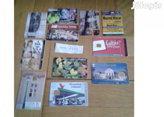 Retro telefonkártya gyűjtemény