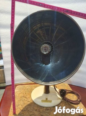 Retro thermolux fűtő és gyógylámpa újszerű állapotban szocreál dekorác