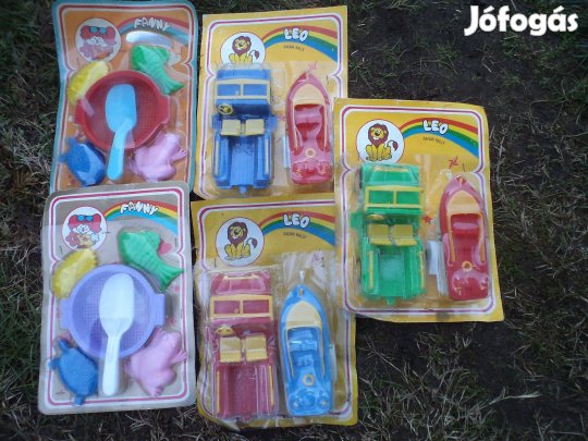 Retro trafikáru bontatlan játék készlet eladó