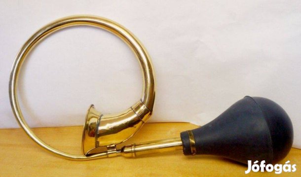 Retro tűzoltó, vagy postakürt. Iszonyatos hangerővel!