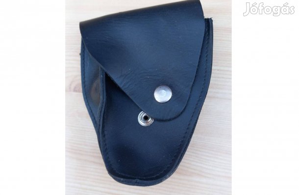 Retro új bőr rendőrségi bilincs tok tartó fekete szinben