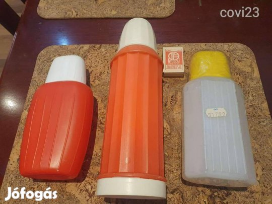 Retro újszerű úttörő kisdobos kulacsok darabra termosz a béke táborábó