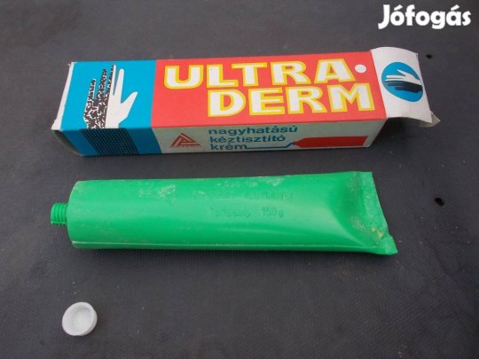 Retro ultraderm kézmosószer bontatlan és papirdobozában 1970