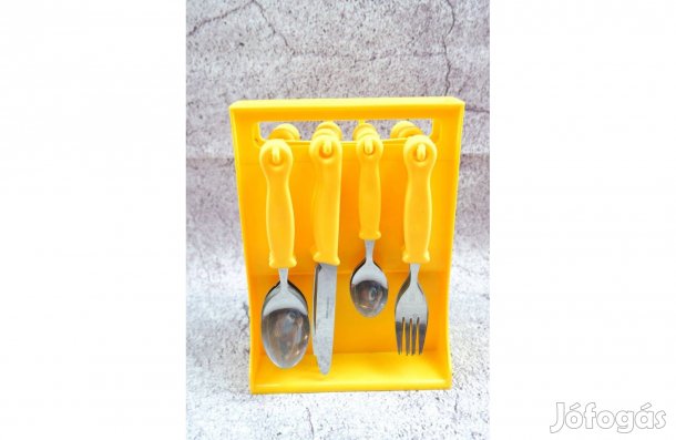 Retro utazós evőeszköz készlet