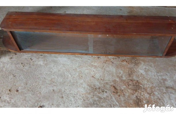 Retró üveges polc eladó