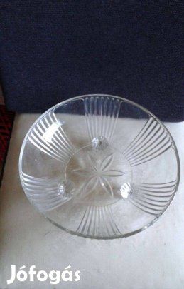Retro üvegtál tál edény