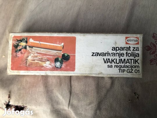 Retró vákuum fóliázó gép 2500 Ft
