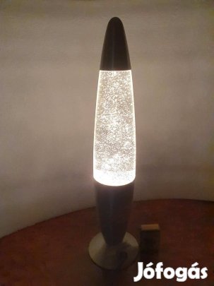 Retro varázslatos nagyméretű glitteres lávalámpa lakásdekoráció díszvi