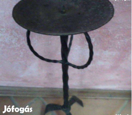 Retro vas gyertyatartó kézműves