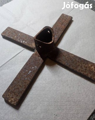 Retro vas karácsonyfa - fenyőfa talp / tartó