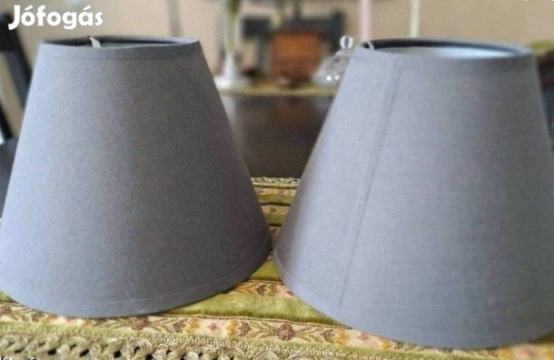 Retro vászon lámpabura pár