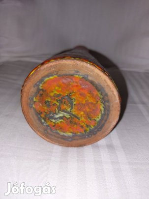 Retro vázak narancs rücskös 