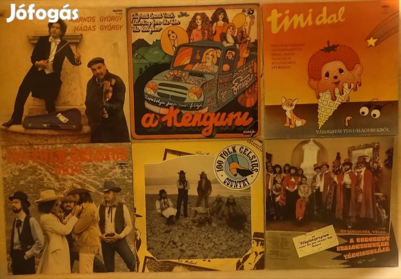 Retro vegyes bakelit lemezek eladók 