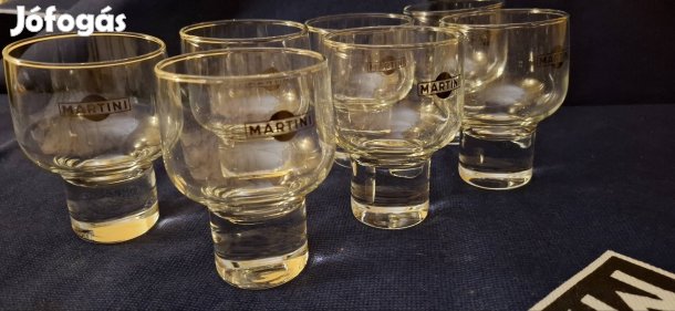 Retro vermutos pohárkészlet + 1