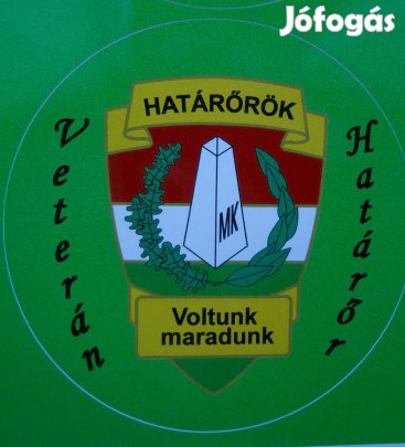 Retro veterán határőr matrica, öntapadós