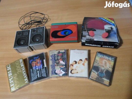 Retro walkman szett