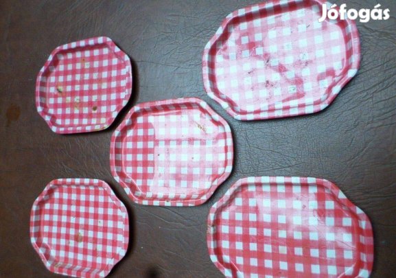 Retro zománcos tálca készlet