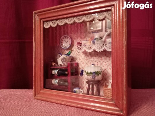 Reutter porcelán miniatűr Dioráma 