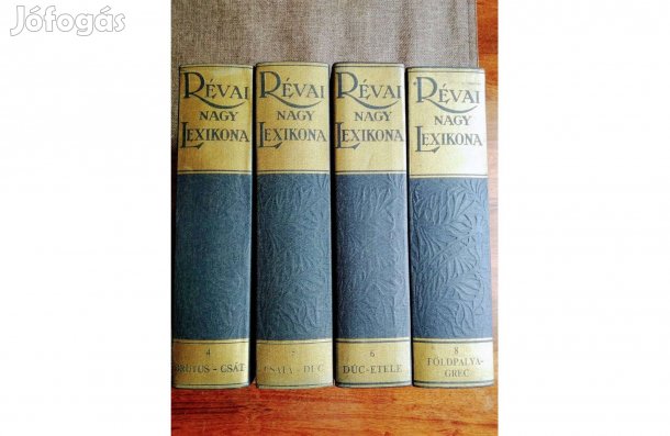 Révai Nagy Lexikona újszerűek 4-5-6-8 Sok Mást Is Hirdetek