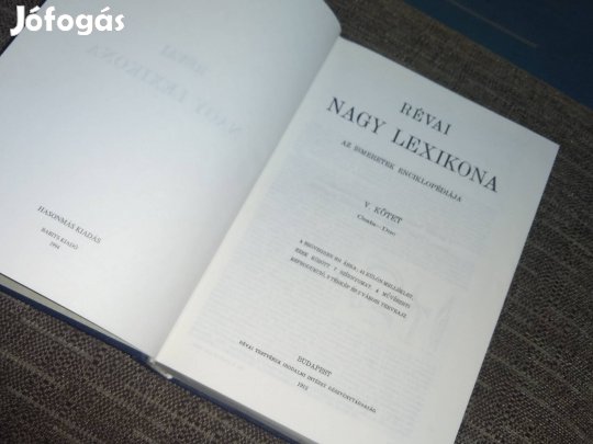 Révay nagy lexikona, teljes 21 kötet / Csere lehet