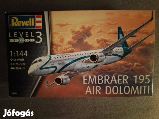 Revell Embraer 195 Air Dolomiti modellkészlet, bontatlan
