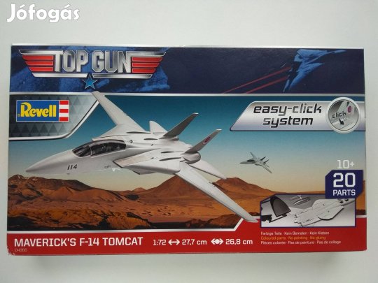 Revell Top Gun 04966 Maverick F-14 Tomcat 1:72 makett új bontatlan
