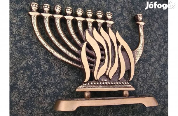 Réz 9 ágú gyertya, hanuika