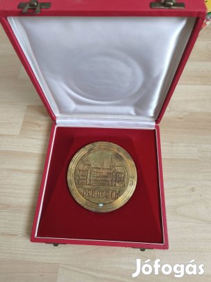 Réz Debrecen plakett