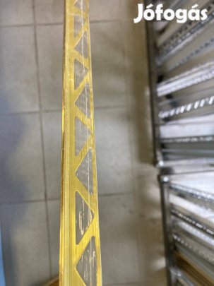 Réz L profil (szögletes élvédő csempék éleinek lezárásához)