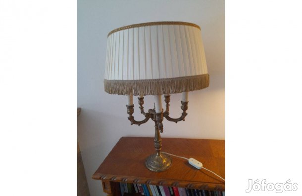 Réz asztali lámpa
