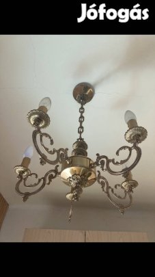 Réz csillar +2 db fali lampa elado