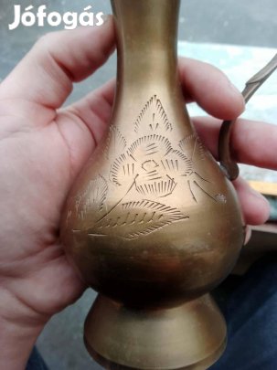 Réz dísztárgy eladó Indiában készült 17 cm maga