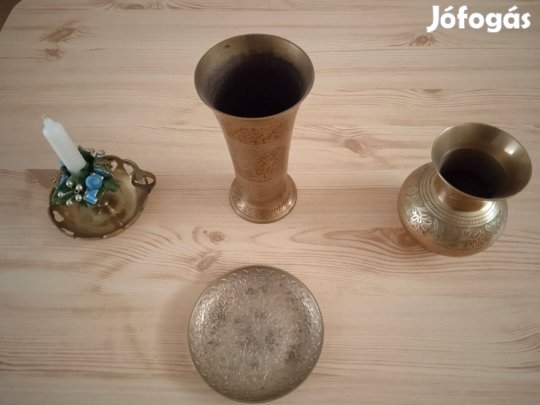 Réz dísztárgyak Indiai kézzel készített egyedi termékek