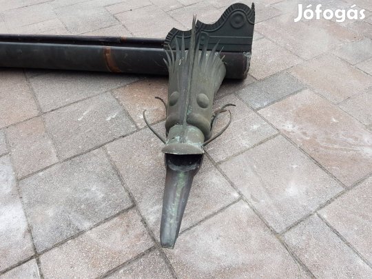 Réz eresz vízköpő