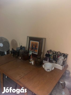 Réz és porcelán apróságok 