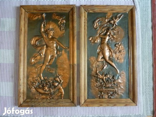 Réz falikép párban eladó