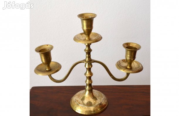 Réz gyertyatartó