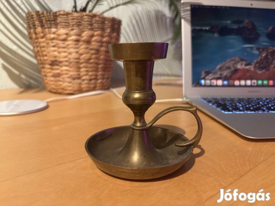 Réz gyertyatartó