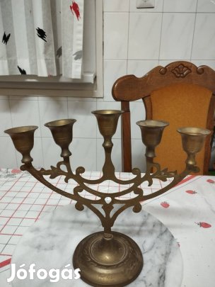 Réz gyertyatartó