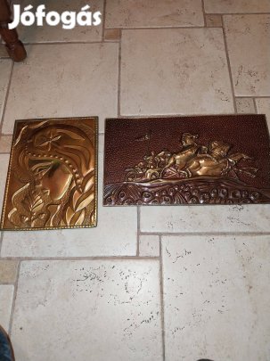 Réz kép , dombornyomat