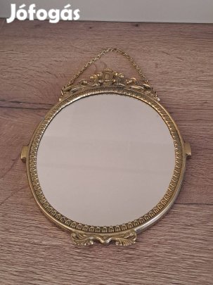 Réz keretes fali tükör