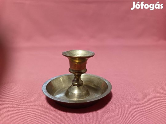 Réz kis gyertyatartó dísz dekoráció eladó !!