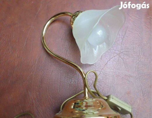 Réz lámpa asztali újszerű gyönyörű