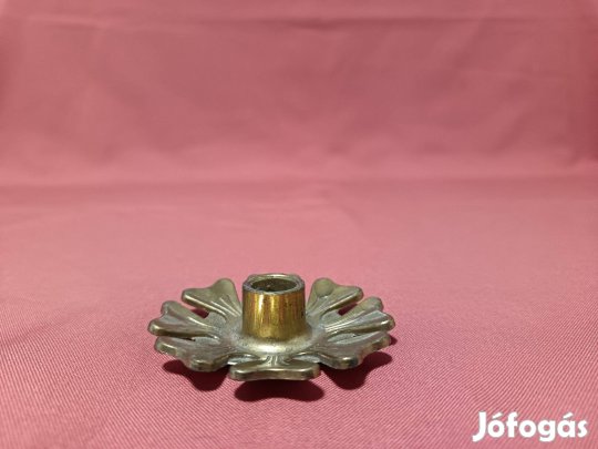 Réz levél mintás gyertyatartó dísz dekoráció eladó !!