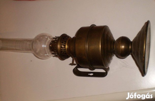 Réz petróleum lámpa