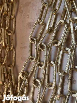 Réz színű 3 m hosszú csillárlánc eladó